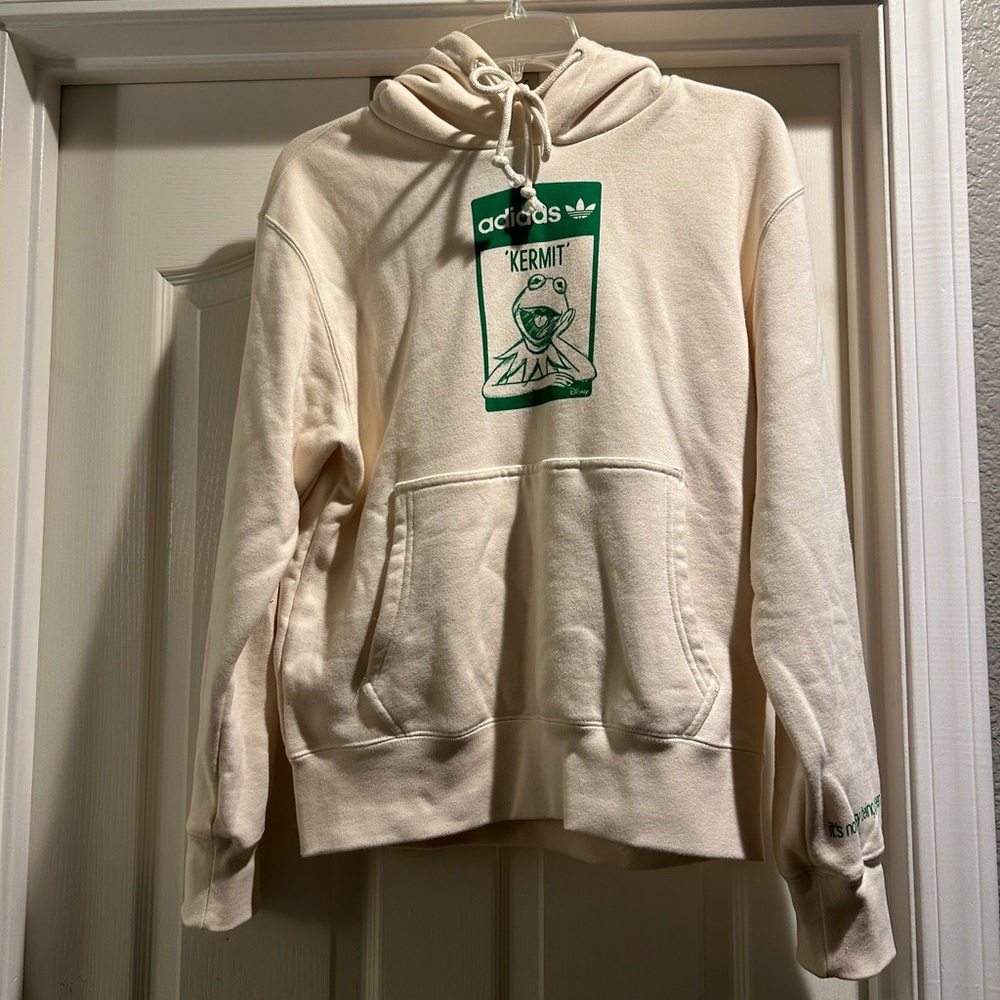 ADIDAS KERMIT HOODIE MENS SZ XS